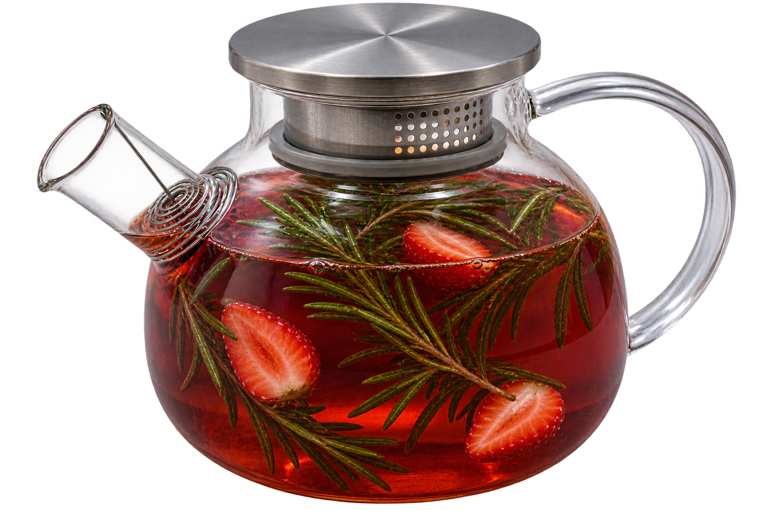 Rosemary and Strawberry Tea (Pot)