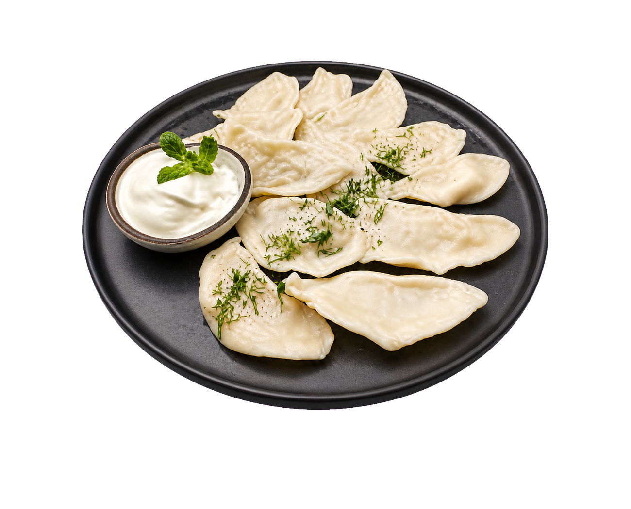 Potato Dumpling with Sour Cream