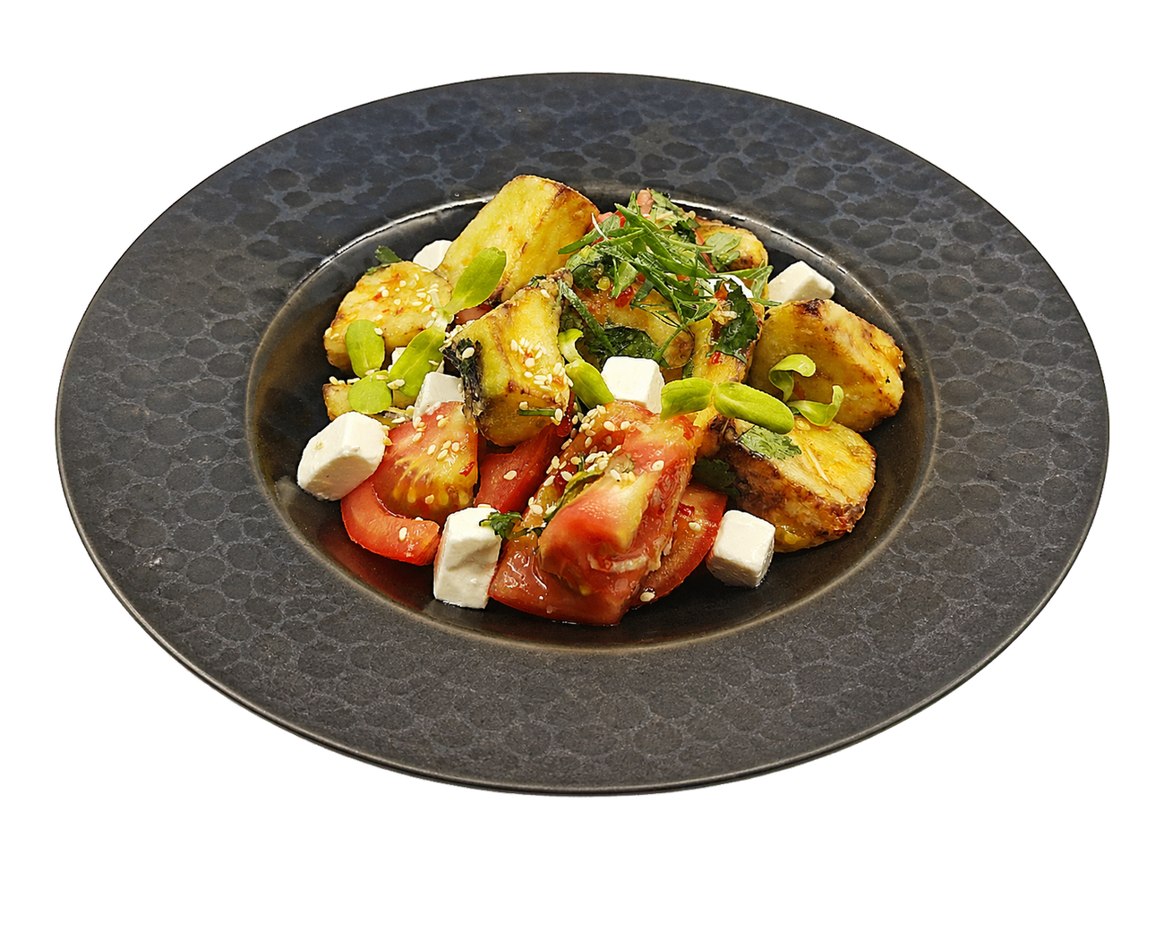 Eggplant Salad with Cream Cheese