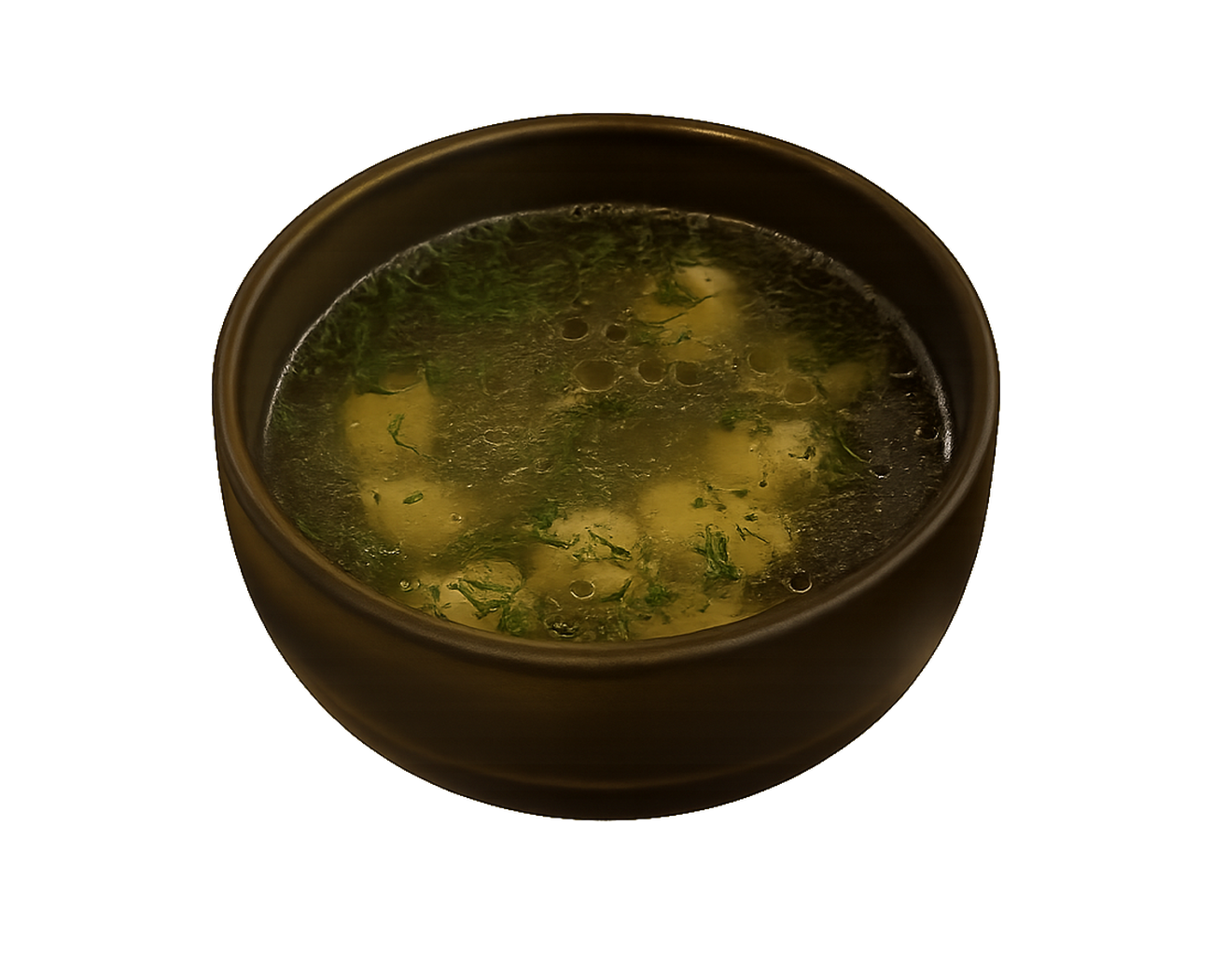 Broth with Chicken Meatballs