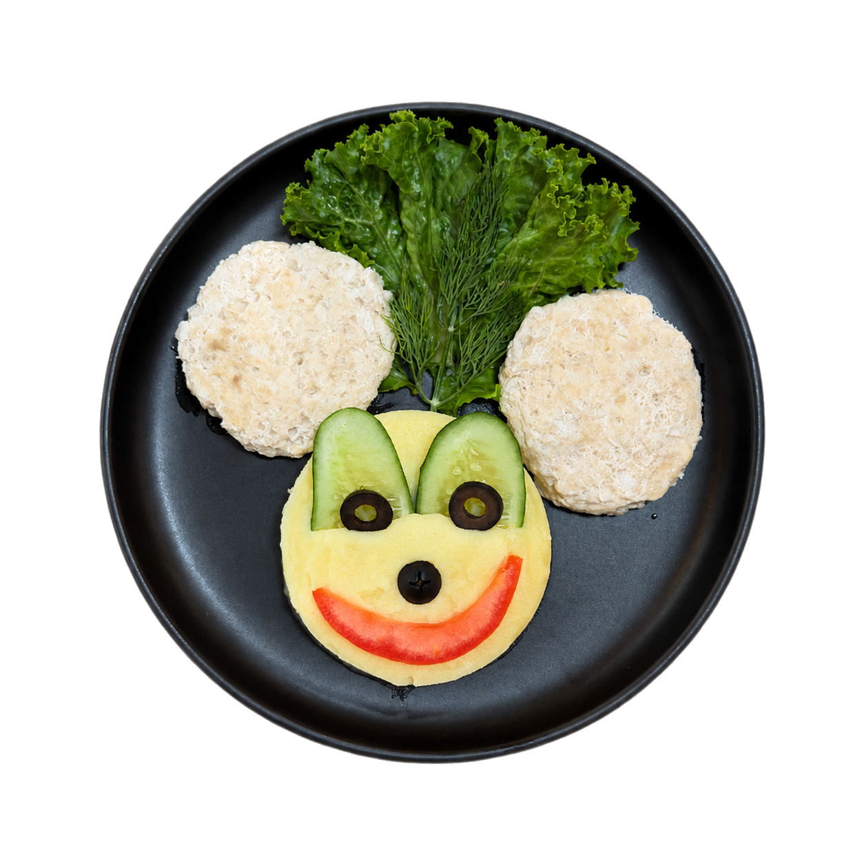 Steamed Chicken Cutlet with Mashed Potatoes