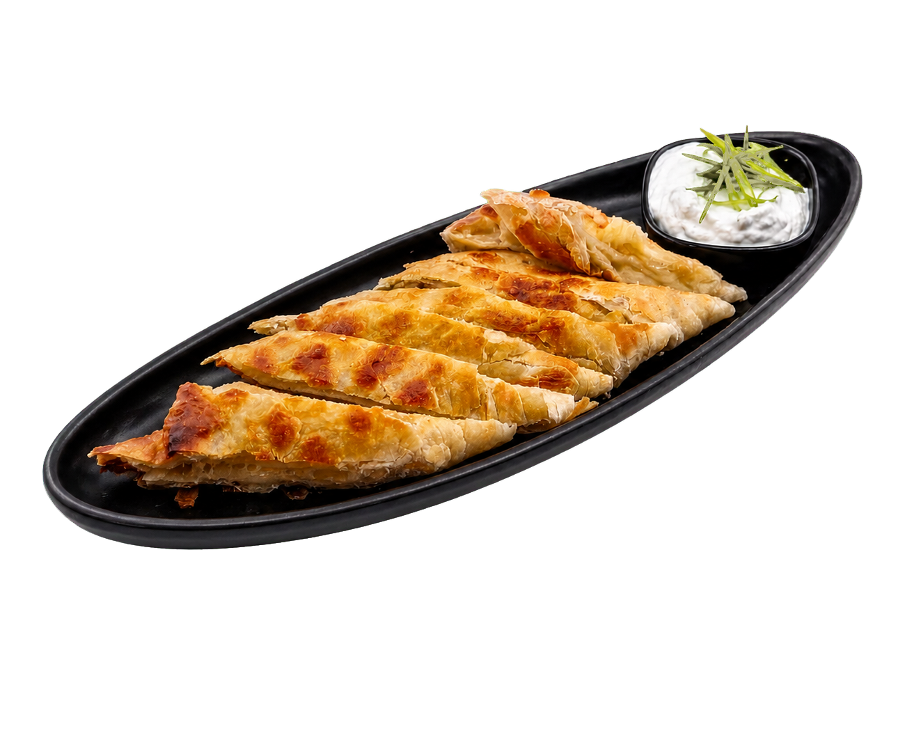 Cheese Flatbread with Garlic