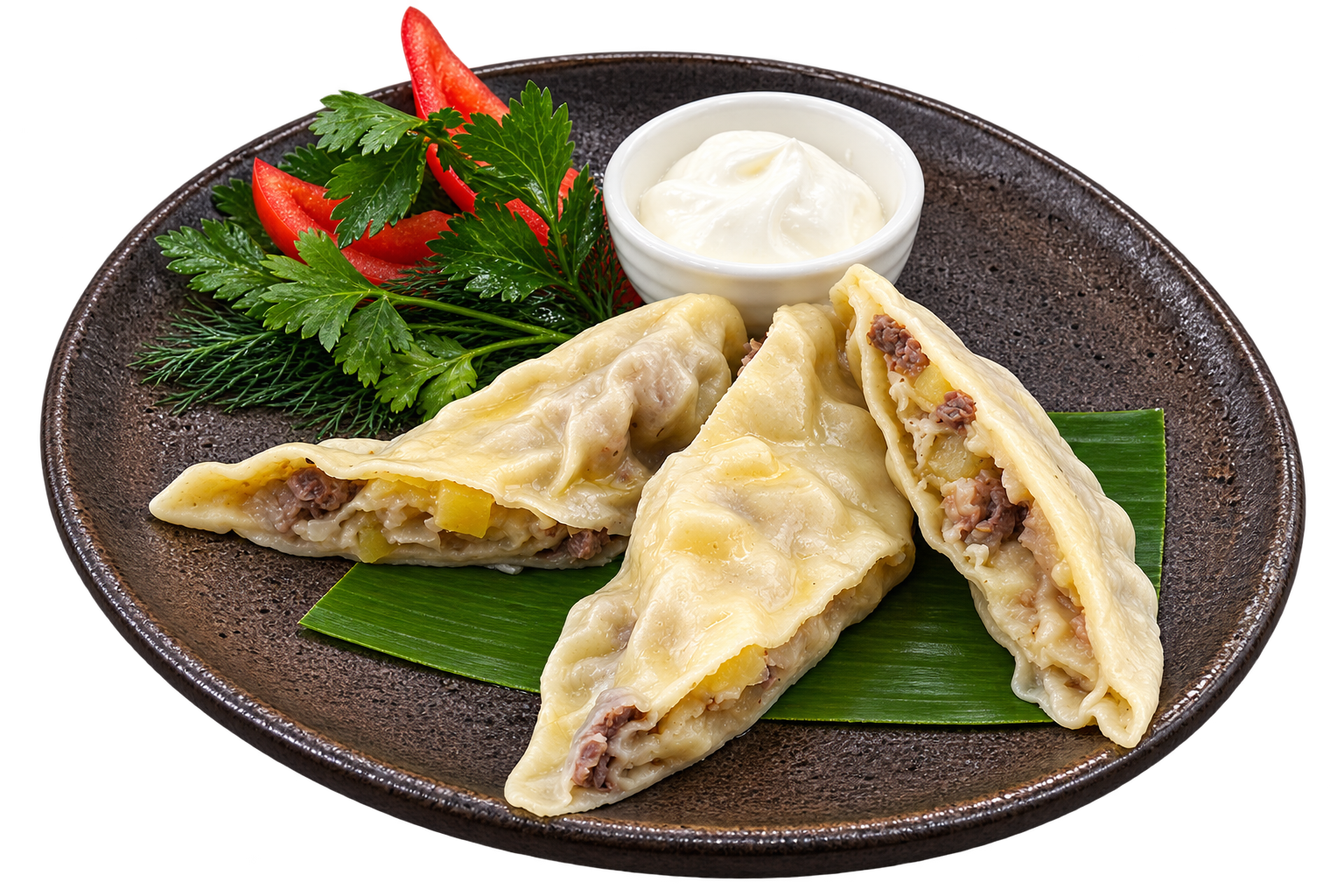 Steamed Hanum Meat Roll