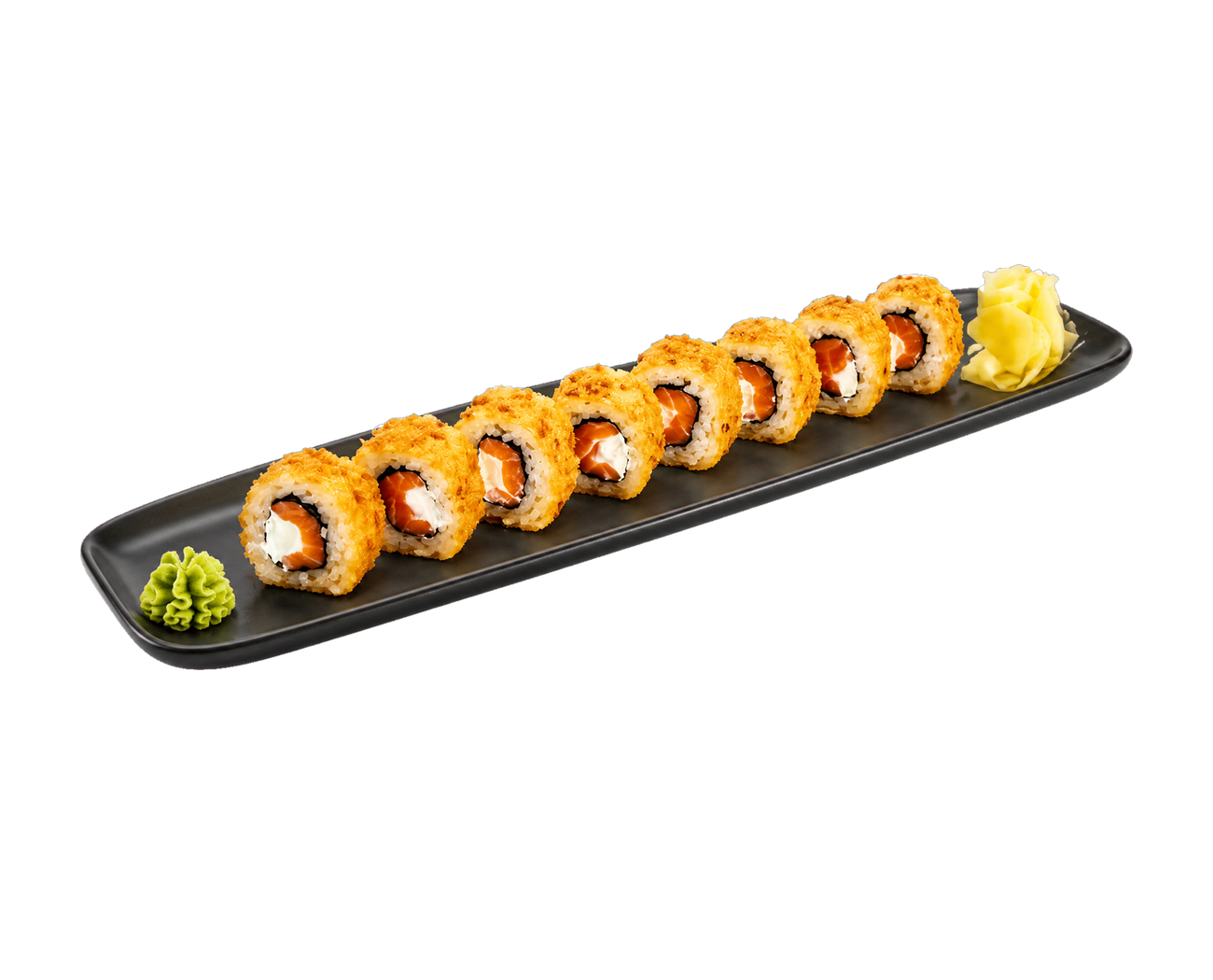 Saki Fried Salmon Roll