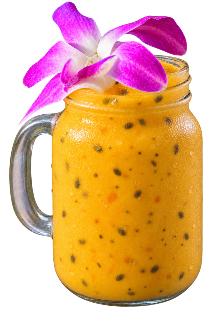 Mango-Passion Fruit Yogurt Shake
