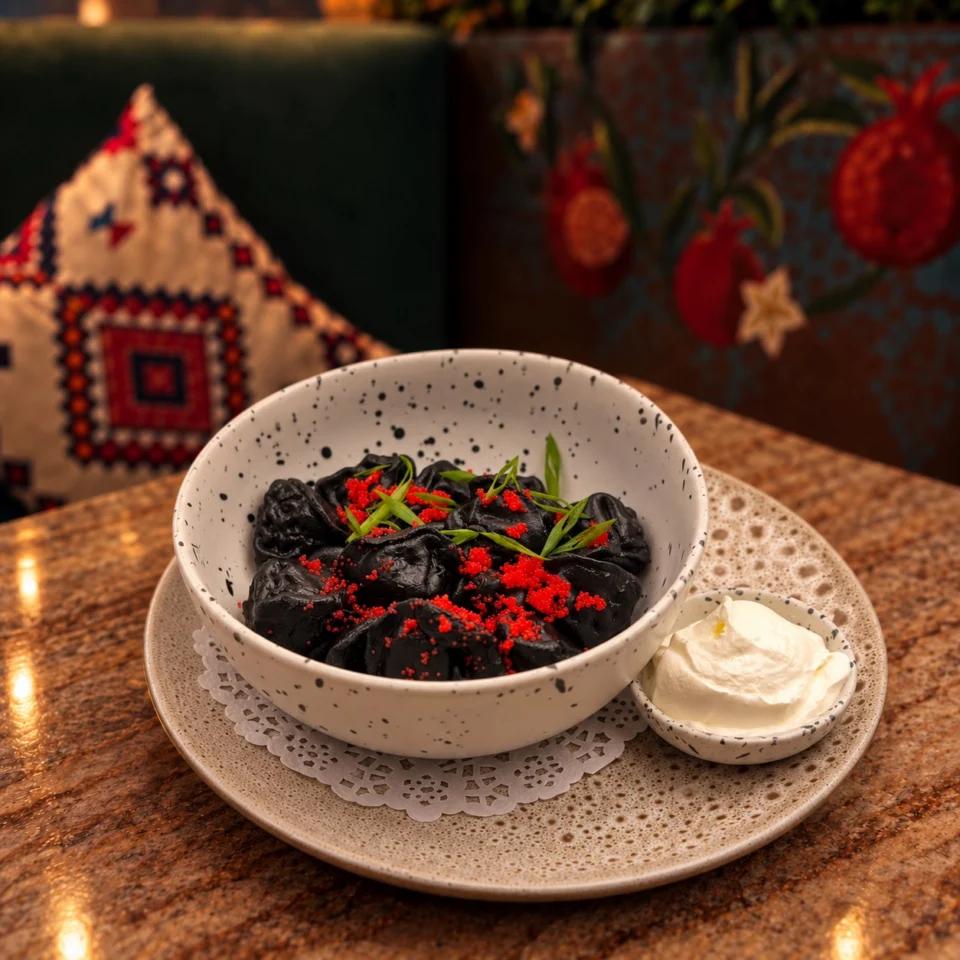 Пельмени с морепродуктами