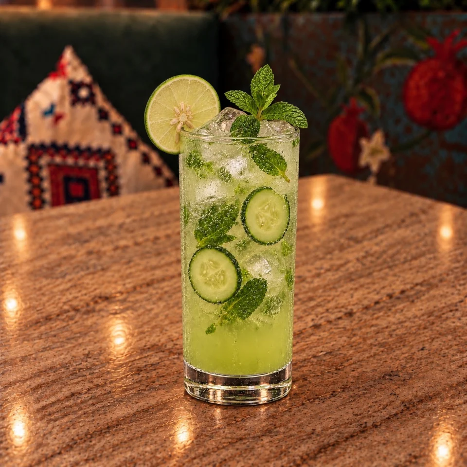 Cucumber mojito lemonade