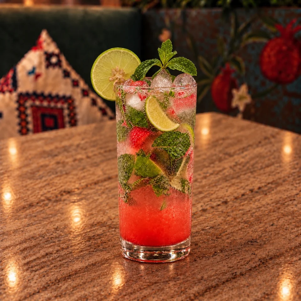Strawberry mojito lemonade