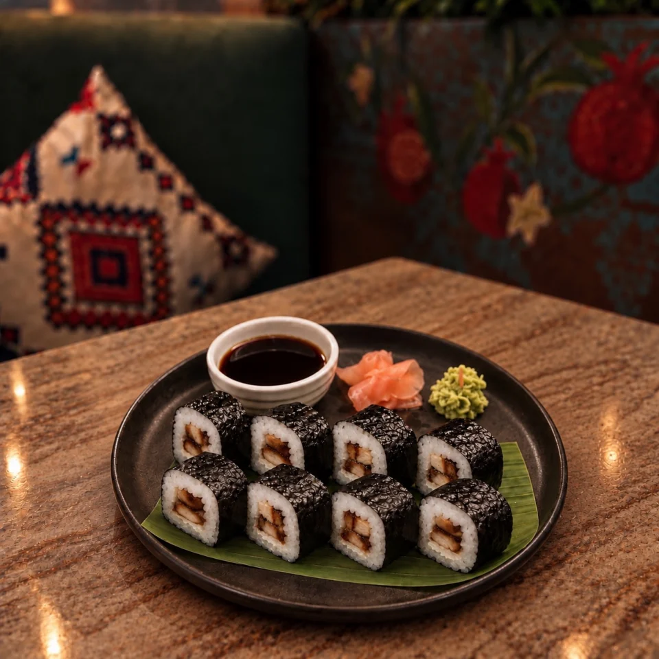 Unagi maki (с угрем)
